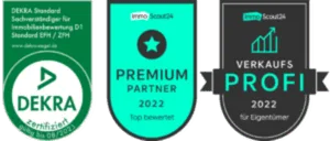 Auszeichnungen: DEKRA, Premium Partner, Verkaufsprofi