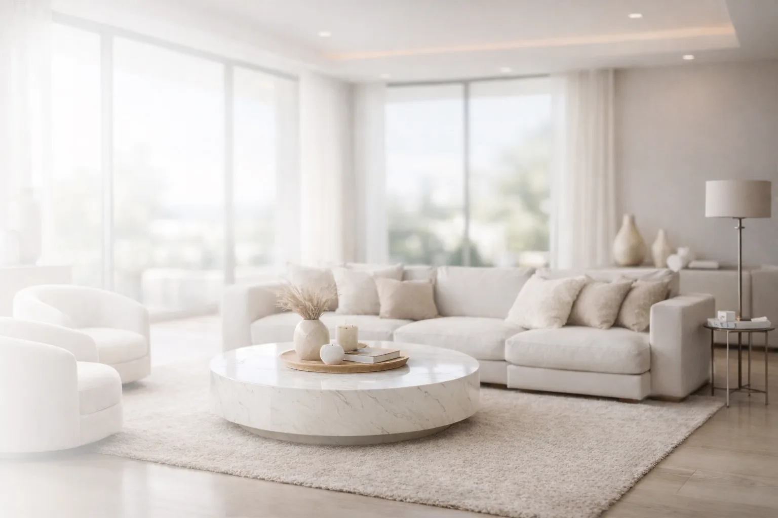 Modernes, helles Wohnzimmer